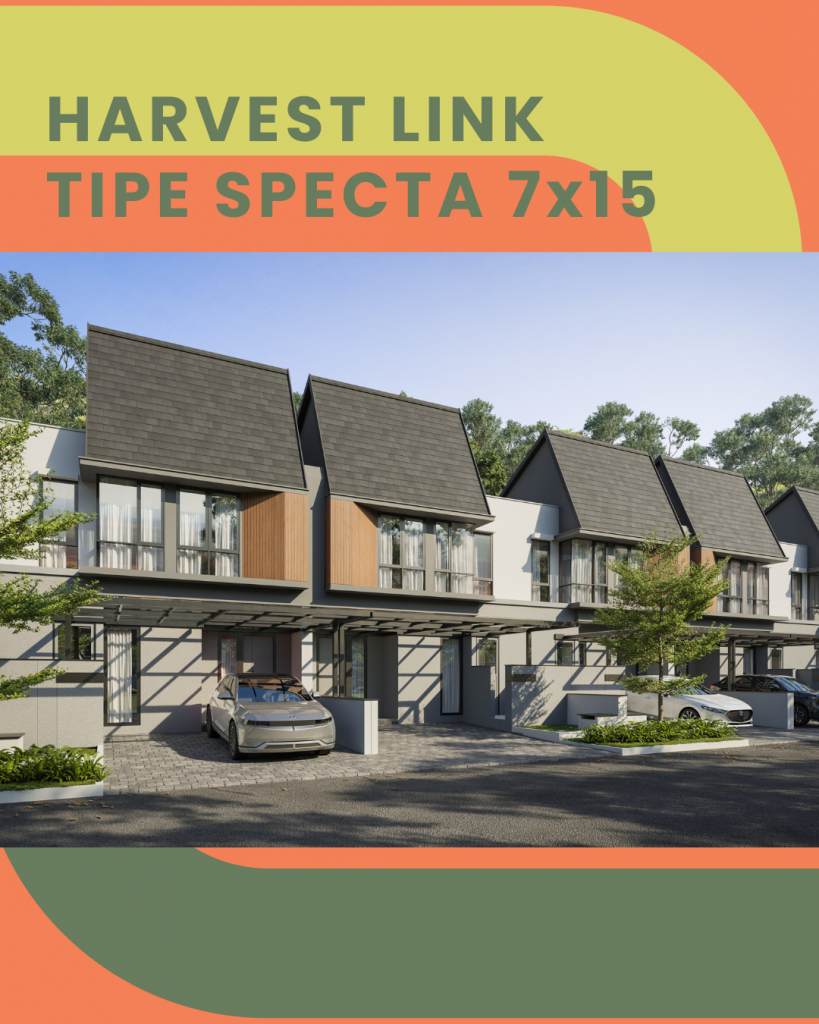 Fasad Rumah Contoh Harvest Link Tipe Specta
