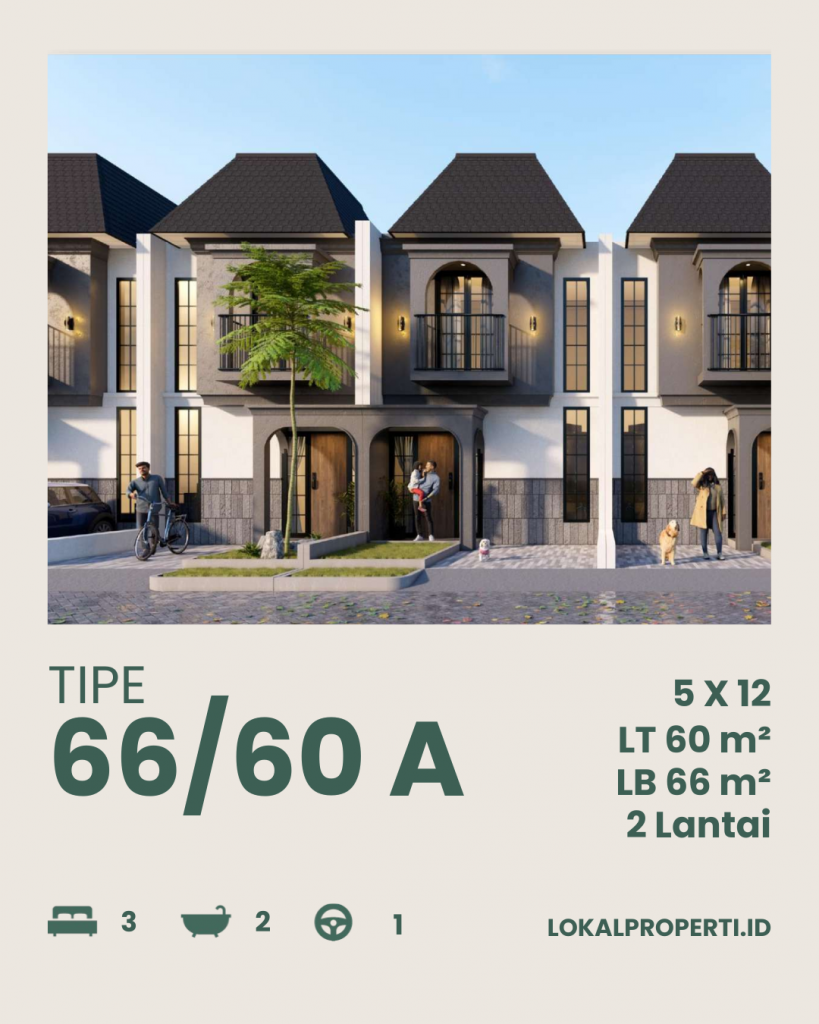 Fasad Tipe 60_66 5x12 Alana Palace Regency Gunung Anyar Surabaya