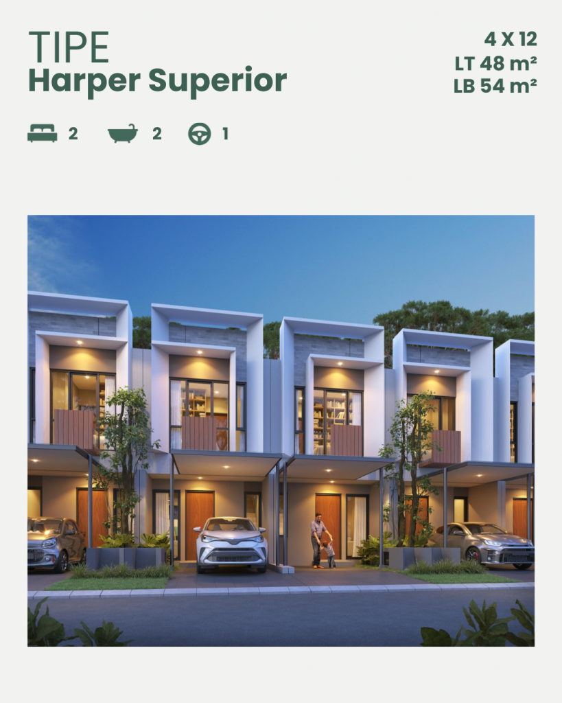 Fasad Tipe Harper Superior Northwest Hill Citraland Utara Surabaya Barat