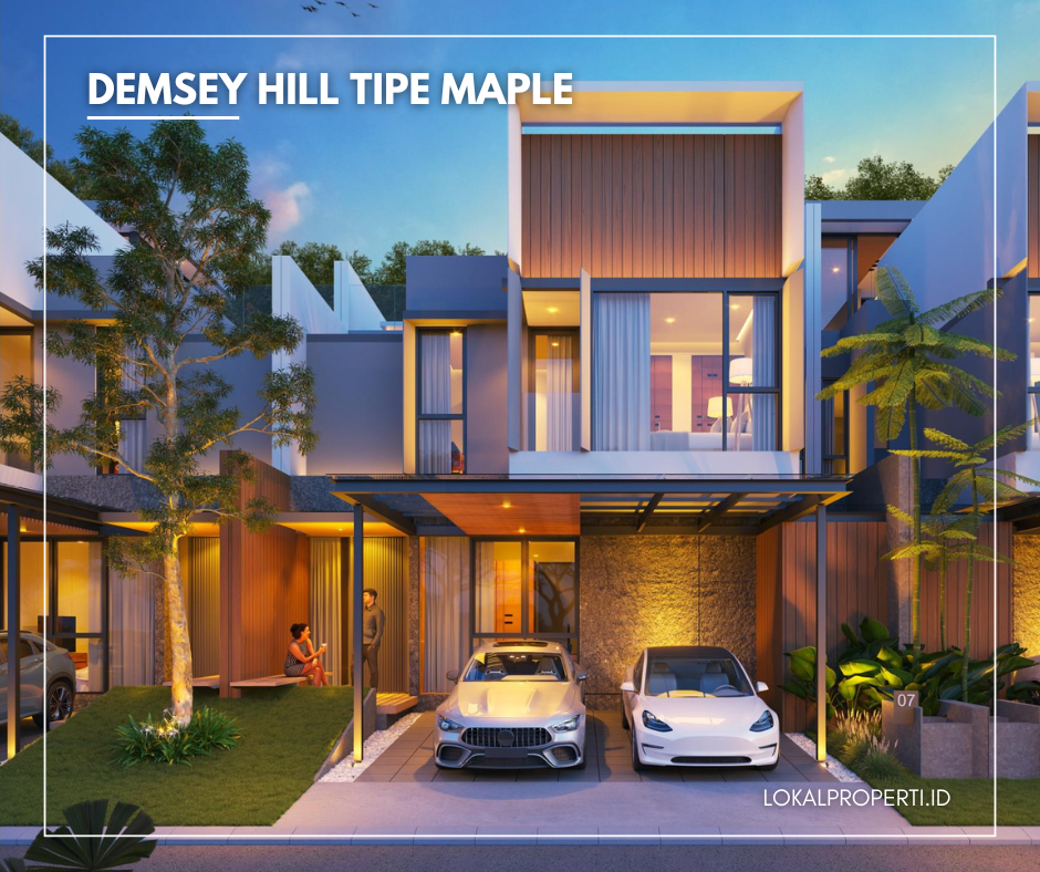 Fasad Tipe Maple Dempsey Hill Citraland Utara Surabaya Barat