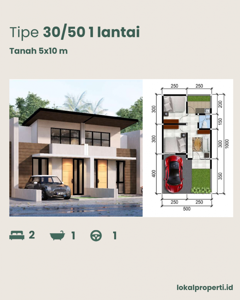 Grand Alana Wonorejo Tipe 30-50 1 Lantai