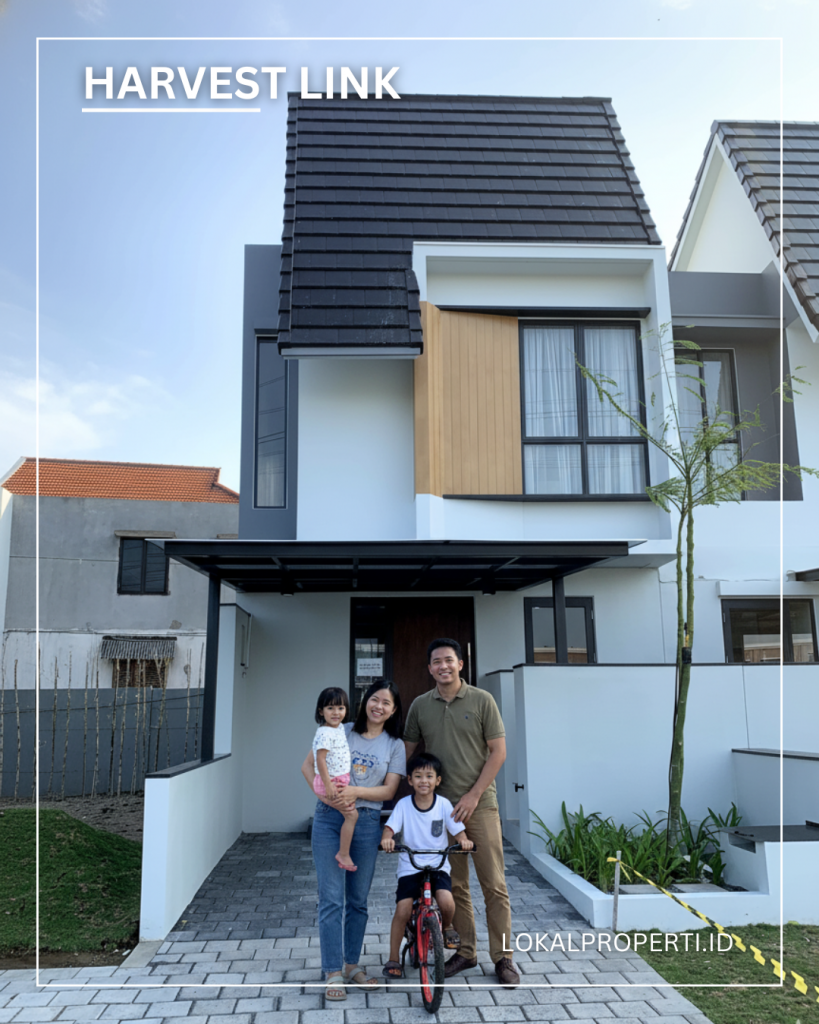 Rumah Modern Harvest Link Surabaya Barat Tipe Meta 5x12 2 Lantai