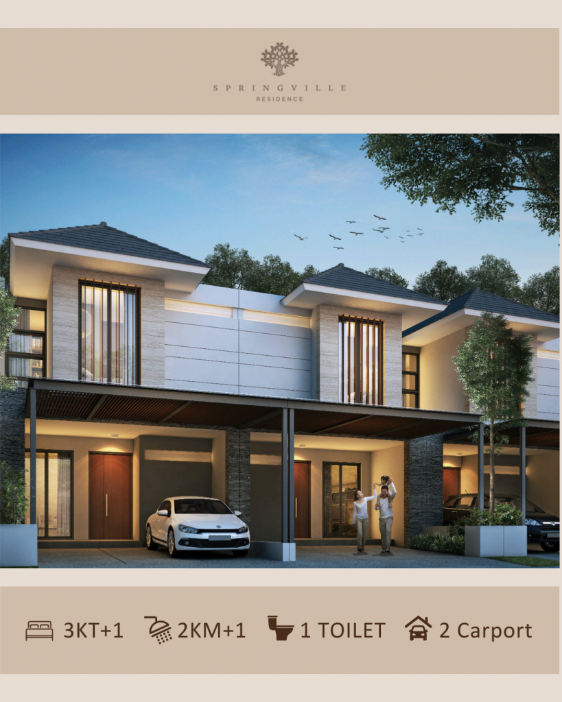 Springville Residence Tipe Bluebell Fasad