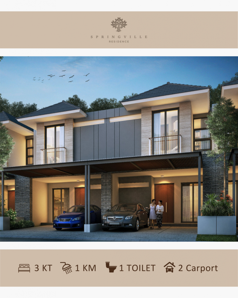 Springville Residence Tipe Camelia Fasad