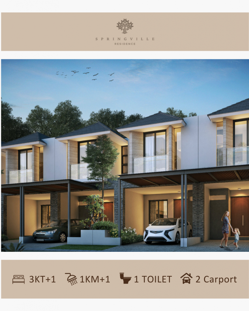 Springville Residence Tipe Jasmine Fasad