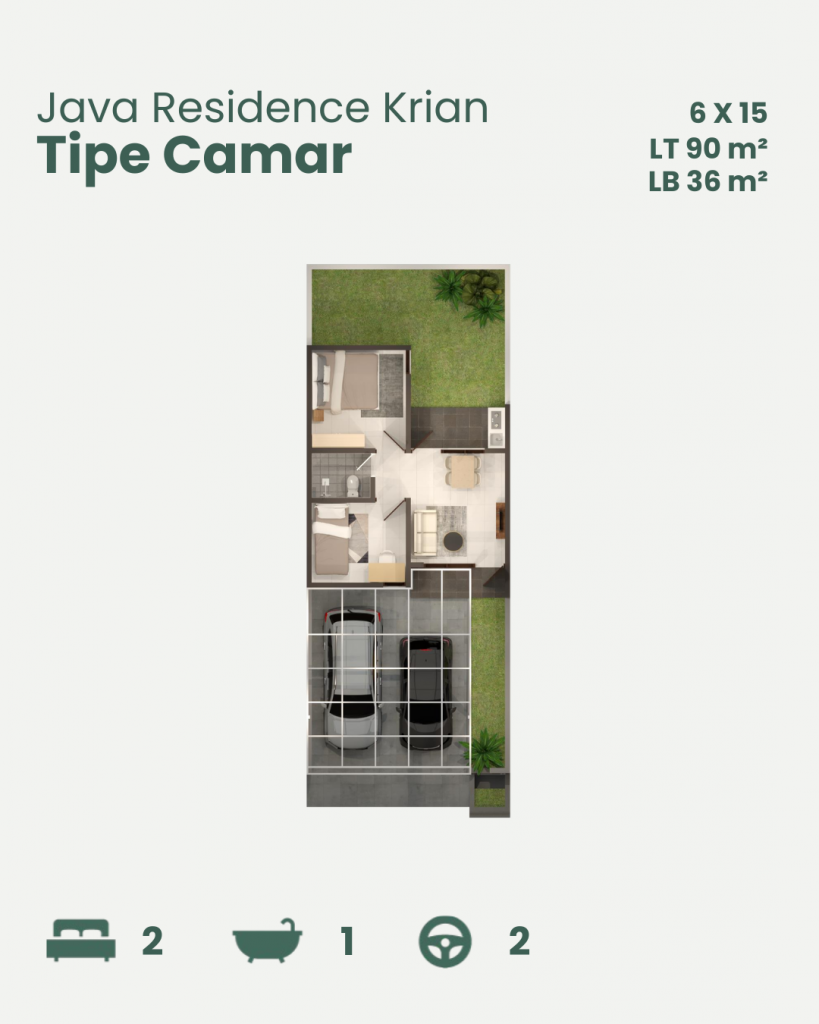 Java Residence Krian Tipe Camar Harga Mulai 491 juta